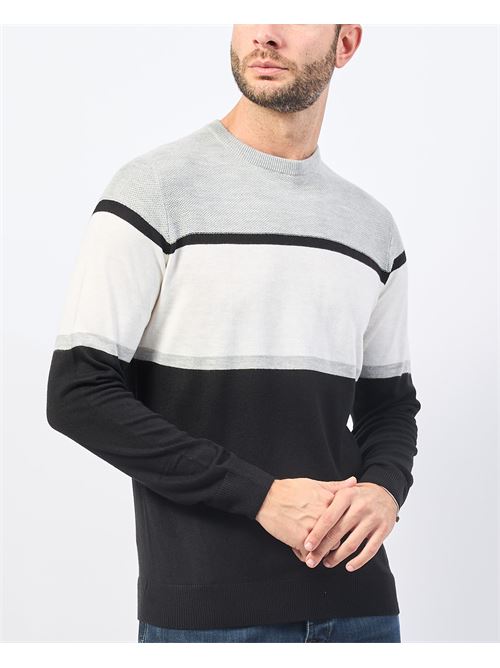 Yes Zee Men's Color Block Sweater YES ZEE | M873-MK002801